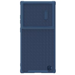 Nillkin Textured S Case etui Samsung Galaxy S22 Ultra pancerny pokrowiec z osłoną na aparat niebieskie