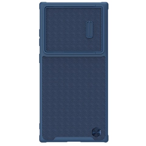 Nillkin Textured S Case etui Samsung Galaxy S22 Ultra pancerny pokrowiec z osłoną na aparat niebieskie Nillkin Textured S Case etui Samsung Galaxy S22 Ultra pancerny pokrowiec z osłoną na aparat niebieskie