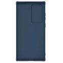 Nillkin Textured S Case etui Samsung Galaxy S22 Ultra pancerny pokrowiec z osłoną na aparat niebieskie