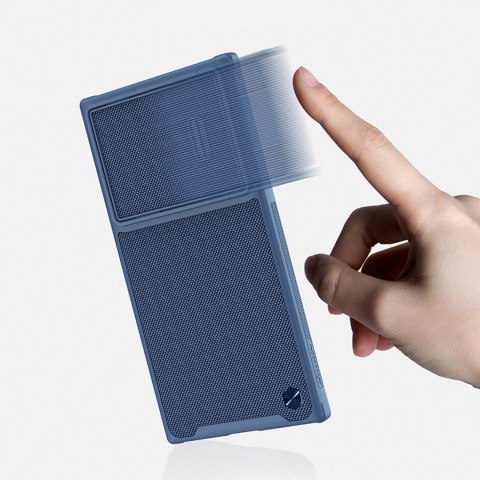 Nillkin Textured S Case etui Samsung Galaxy S22 Ultra pancerny pokrowiec z osłoną na aparat niebieskie Nillkin Textured S Case etui Samsung Galaxy S22 Ultra pancerny pokrowiec z osłoną na aparat niebieskie