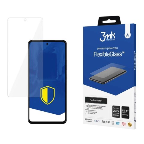 Szkło hybrydowe 3mk FlexibleGlass™ na Motorola Moto G72 Szkło hybrydowe 3mk FlexibleGlass™ na Motorola Moto G72