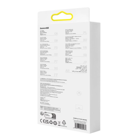 Baseus Explorer Series kabel przewód USB - Lightning 2,4A 2 m biały (CATS010102) Baseus Explorer Series kabel przewód USB - Lightning 2,4A 2 m biały (CATS010102)