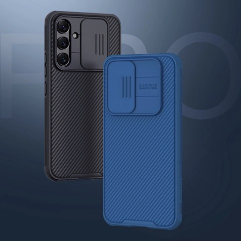 Nillkin CamShield Pro Case etui do Samsung Galaxy A54 5G pokrowiec z osłoną na aparat czarne Nillkin CamShield Pro Case etui do Samsung Galaxy A54 5G pokrowiec z osłoną na aparat czarne