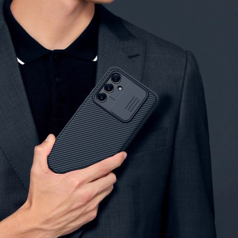 Nillkin CamShield Pro Case etui do Samsung Galaxy A54 5G pokrowiec z osłoną na aparat czarne Nillkin CamShield Pro Case etui do Samsung Galaxy A54 5G pokrowiec z osłoną na aparat czarne