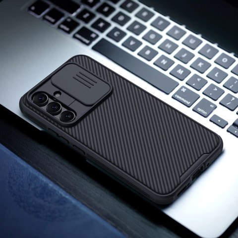 Nillkin CamShield Pro Case etui do Samsung Galaxy A54 5G pokrowiec z osłoną na aparat czarne Nillkin CamShield Pro Case etui do Samsung Galaxy A54 5G pokrowiec z osłoną na aparat czarne