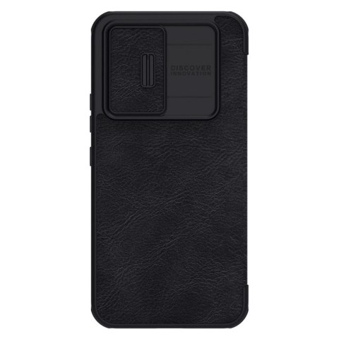 Nillkin Qin Leather Pro Case etui do Samsung Galaxy A54 5G pokrowiec z klapką osłona na aparat czarne Nillkin Qin Leather Pro Case etui do Samsung Galaxy A54 5G pokrowiec z klapką osłona na aparat czarne