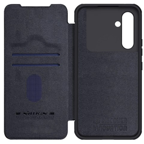 Nillkin Qin Leather Pro Case etui do Samsung Galaxy A54 5G pokrowiec z klapką osłona na aparat czarne Nillkin Qin Leather Pro Case etui do Samsung Galaxy A54 5G pokrowiec z klapką osłona na aparat czarne