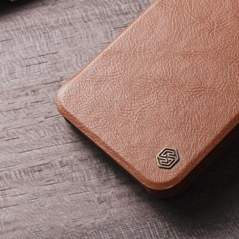 Nillkin Qin Leather Pro Case etui do Samsung Galaxy A54 5G pokrowiec z klapką osłona na aparat czarne Nillkin Qin Leather Pro Case etui do Samsung Galaxy A54 5G pokrowiec z klapką osłona na aparat czarne