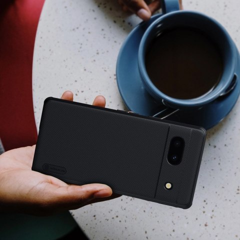 Pancerne etui Google Pixel 7a pancerny pokrowiec Nillkin Super Frosted Shield Pro - czarne Pancerne etui Google Pixel 7a pancerny pokrowiec Nillkin Super Frosted Shield Pro - czarne