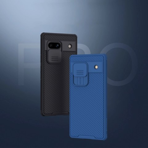 Pancerne etui Google Pixel 7a z osłoną na aparat Nillkin CamShield Pro Case - czarne Pancerne etui Google Pixel 7a z osłoną na aparat Nillkin CamShield Pro Case - czarne