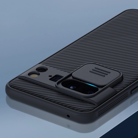 Etui z osłoną na aparat Nillkin CamShield Pro Case do Google Pixel 8 Pro - niebieskie Etui z osłoną na aparat Nillkin CamShield Pro Case do Google Pixel 8 Pro - niebieskie