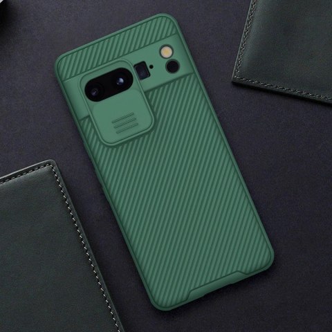 Etui z osłoną na aparat Nillkin CamShield Pro Case do Google Pixel 8 Pro - niebieskie Etui z osłoną na aparat Nillkin CamShield Pro Case do Google Pixel 8 Pro - niebieskie