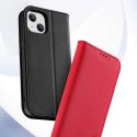 Etui z portfelem Dux Ducis Hivo z blokadą RFID do iPhone 15 Plus - brązowe