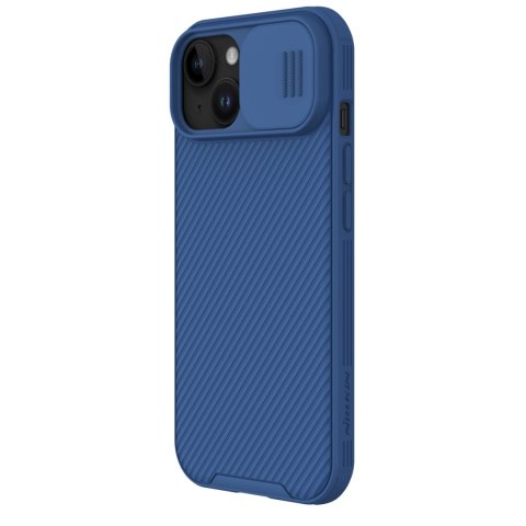 Pancerne etui Nillkin CamShield Pro Magnetic Case do iPhone 15 Plus z osłoną na aparat - niebieskie Pancerne etui Nillkin CamShield Pro Magnetic Case do iPhone 15 Plus z osłoną na aparat - niebieskie