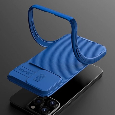Pancerne etui Nillkin CamShield Pro Magnetic Case do iPhone 15 Plus z osłoną na aparat - zielone Pancerne etui Nillkin CamShield Pro Magnetic Case do iPhone 15 Plus z osłoną na aparat - zielone