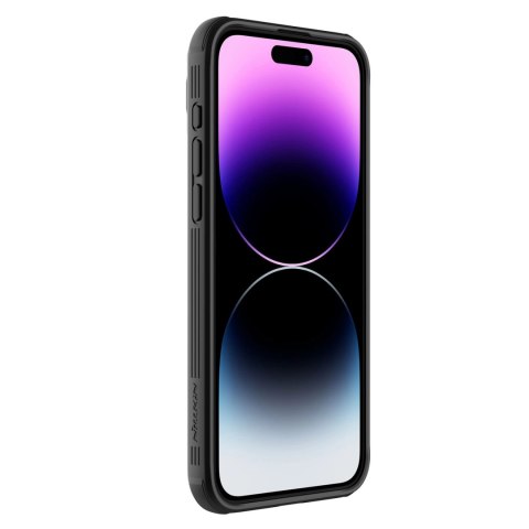 Pancerne etui Nillkin CamShield Pro Magnetic Case do iPhone 15 Pro Max z osłoną na aparat - czarne Pancerne etui Nillkin CamShield Pro Magnetic Case do iPhone 15 Pro Max z osłoną na aparat - czarne