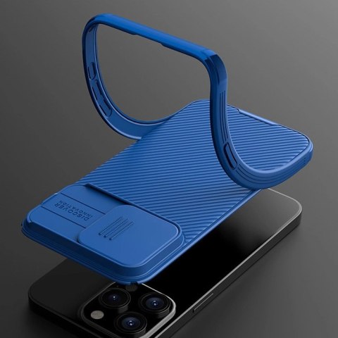 Pancerne etui Nillkin CamShield Pro Magnetic Case do iPhone 15 Pro Max z osłoną na aparat - czarne Pancerne etui Nillkin CamShield Pro Magnetic Case do iPhone 15 Pro Max z osłoną na aparat - czarne