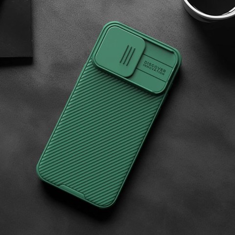 Pancerne etui Nillkin CamShield Pro Magnetic Case do iPhone 15 Pro Max z osłoną na aparat - czarne Pancerne etui Nillkin CamShield Pro Magnetic Case do iPhone 15 Pro Max z osłoną na aparat - czarne