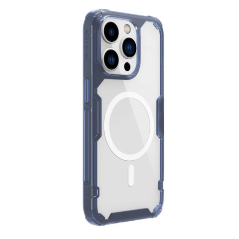 Pancerne etui z MagSafe Nillkin Nature Pro do iPhone 15 Pro Max - niebieskie Pancerne etui z MagSafe Nillkin Nature Pro do iPhone 15 Pro Max - niebieskie