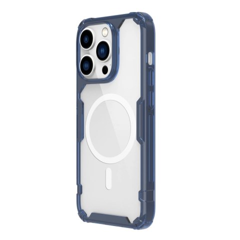 Pancerne etui z MagSafe Nillkin Nature Pro do iPhone 15 Pro Max - niebieskie Pancerne etui z MagSafe Nillkin Nature Pro do iPhone 15 Pro Max - niebieskie