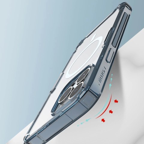 Pancerne etui z MagSafe Nillkin Nature Pro do iPhone 15 Pro Max - niebieskie Pancerne etui z MagSafe Nillkin Nature Pro do iPhone 15 Pro Max - niebieskie