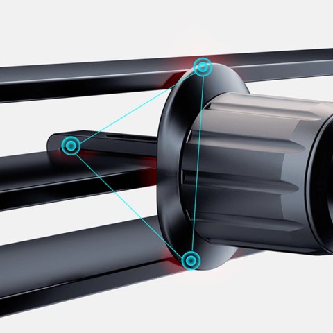 Uchwyt magnetyczny z ładowarką indukcyjną MagSafe na kratkę wentylacyjną 15W Dudao F12MAX - czarna Uchwyt magnetyczny z ładowarką indukcyjną MagSafe na kratkę wentylacyjną 15W Dudao F12MAX - czarna