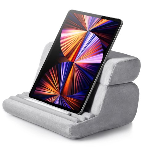 Ugreen welurowa składana podstawka na tablet telefon szary (60646 LP473) Ugreen welurowa składana podstawka na tablet telefon szary (60646 LP473)