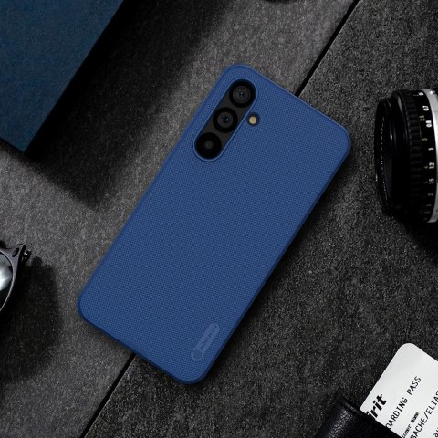 Wzmocnione etui Nillkin Super Frosted Shield Pro do Samsung Galaxy S23 FE - niebieskie Wzmocnione etui Nillkin Super Frosted Shield Pro do Samsung Galaxy S23 FE - niebieskie