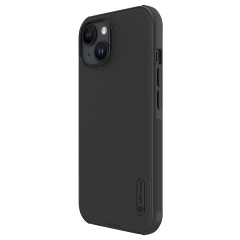 Wzmocnione etui Nillkin Super Frosted Shield Pro do iPhone 15 - czarne Wzmocnione etui Nillkin Super Frosted Shield Pro do iPhone 15 - czarne