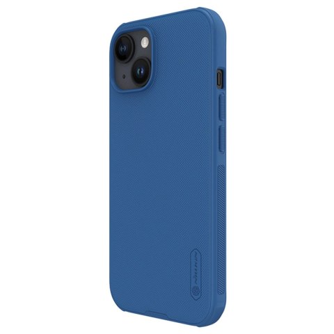 Wzmocnione etui do iPhone 15 Plus Nillkin Super Frosted Shield Pro - niebieskie Wzmocnione etui do iPhone 15 Plus Nillkin Super Frosted Shield Pro - niebieskie