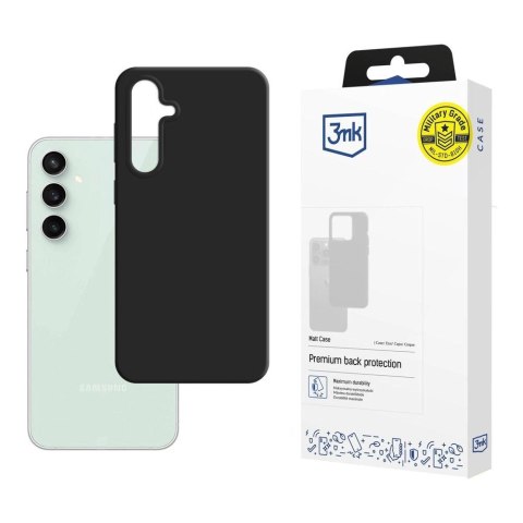 Etui 3mk Matt Case na Samsung Galaxy S23 FE - czarne Etui 3mk Matt Case na Samsung Galaxy S23 FE - czarne