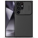 Etui Nillkin CamShield Pro pancerne z osłona na aparat do Samsung Galaxy S24 Ultra - czarne