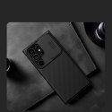Etui Nillkin CamShield Pro pancerne z osłona na aparat do Samsung Galaxy S24 Ultra - czarne