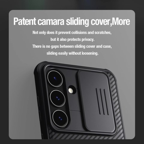 Etui Nillkin CamShield Pro pancerne z osłona na aparat do Samsung Galaxy S24 - niebieskie Etui Nillkin CamShield Pro pancerne z osłona na aparat do Samsung Galaxy S24 - niebieskie