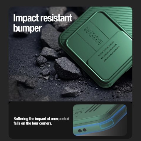 Etui Nillkin CamShield Pro pancerne z osłona na aparat do Samsung Galaxy S24 - niebieskie Etui Nillkin CamShield Pro pancerne z osłona na aparat do Samsung Galaxy S24 - niebieskie