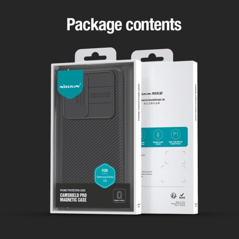 Etui Nillkin CamShield Pro pancerne z osłona na aparat do Samsung Galaxy S24 - niebieskie Etui Nillkin CamShield Pro pancerne z osłona na aparat do Samsung Galaxy S24 - niebieskie