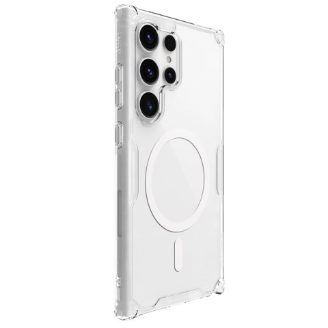 Etui Nillkin Nature Pro pancerne z magnetycznym ringiem do Samsung Galaxy S24 Ultra - białe Etui Nillkin Nature Pro pancerne z magnetycznym ringiem do Samsung Galaxy S24 Ultra - białe