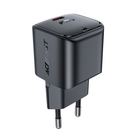 Ładowarka sieciowa Acefast A77 Mini PD 30W GaN USB-C - czarna Ładowarka sieciowa Acefast A77 Mini PD 30W GaN USB-C - czarna