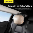 Poduszka Baseus ComfortRide Series na zagłówek samochodowy z 2 materiałami - beżowa