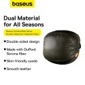 Poduszka Baseus ComfortRide Series na zagłówek samochodowy z 2 materiałami - ciemnozielona