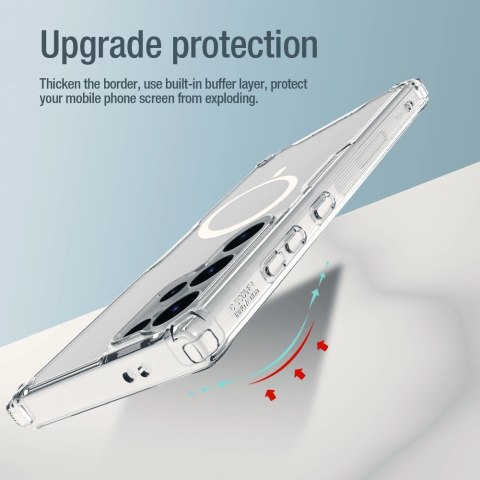 Etui Nillkin Nature Pro pancerne z magnetycznym ringiem do Samsung Galaxy S24 Ultra - białe Etui Nillkin Nature Pro pancerne z magnetycznym ringiem do Samsung Galaxy S24 Ultra - białe