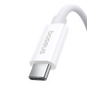 Kabel Baseus CB000066 USB-C - USB-C 240W PD 8K 60Hz 1m - biały