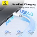 Kabel Baseus CB000066 USB-C - USB-C 240W PD 8K 60Hz 1m - biały