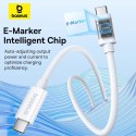 Kabel Baseus CB000066 USB-C - USB-C 240W PD 8K 60Hz 1m - biały