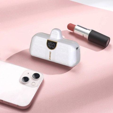 Powerbank Dudao K20SC 5000mAh mini 2x USB-C - biały Powerbank Dudao K20SC 5000mAh mini 2x USB-C - biały