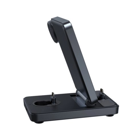 Stacja ładująca 4w1 Joyroom JR-WQS02 iPhone AirPods Apple Watch składana - czarna Stacja ładująca 4w1 Joyroom JR-WQS02 iPhone AirPods Apple Watch składana - czarna
