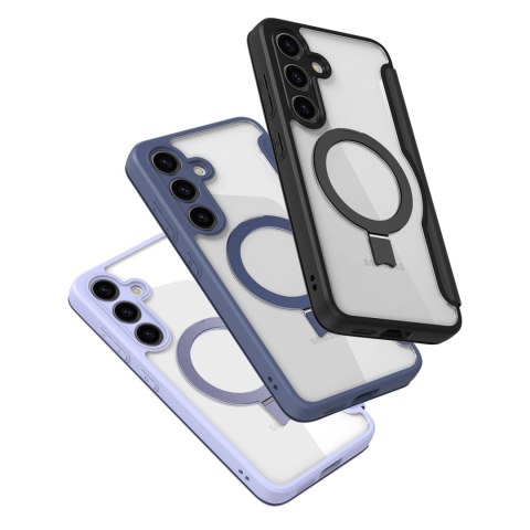 Etui Dux Ducis Skin X Pro na Samsung Galaxy S24+ z MagSafe, klapką i podstawką - niebieskie Etui Dux Ducis Skin X Pro na Samsung Galaxy S24+ z MagSafe, klapką i podstawką - niebieskie