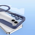 Etui Dux Ducis Skin X Pro na Samsung Galaxy S24+ z MagSafe, klapką i podstawką - niebieskie