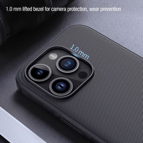 Etui Nillkin Super Frosted Shield Pro Magnetic Case na iPhone 15 Pro Max - czarne Etui Nillkin Super Frosted Shield Pro Magnetic Case na iPhone 15 Pro Max - czarne