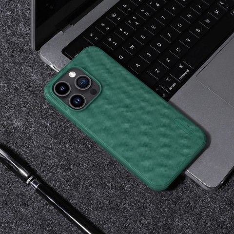 Etui Nillkin Super Frosted Shield Pro Magnetic Case na iPhone 15 Pro Max - czarne Etui Nillkin Super Frosted Shield Pro Magnetic Case na iPhone 15 Pro Max - czarne